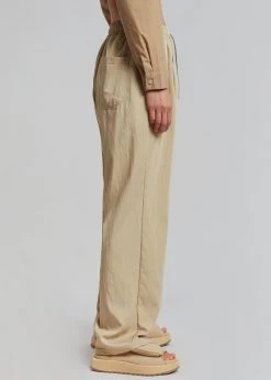 Havana Vala Wide Pants - Camel CLOTHING
