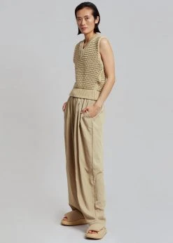 Havana Vala Wide Pants - Camel CLOTHING