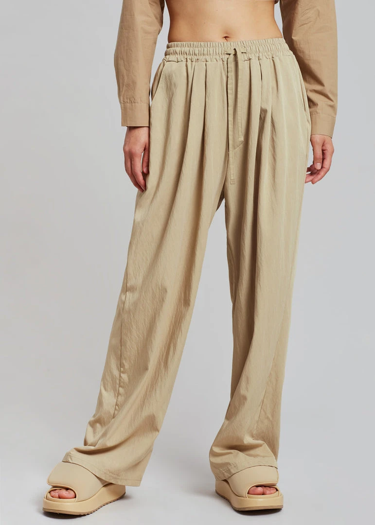 Havana Vala Wide Pants - Camel CLOTHING
