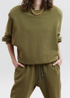 The Frankie Shop Vanessa Sweatpants - Martini Olive