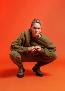 The Frankie Shop Vanessa Sweatpants - Martini Olive