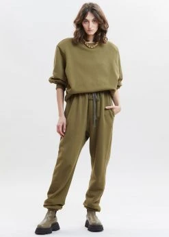The Frankie Shop Vanessa Sweatpants - Martini Olive