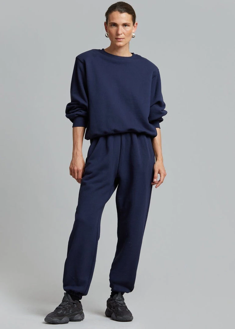 The Frankie Shop Vanessa Sweatpants - Navy CLOTHING