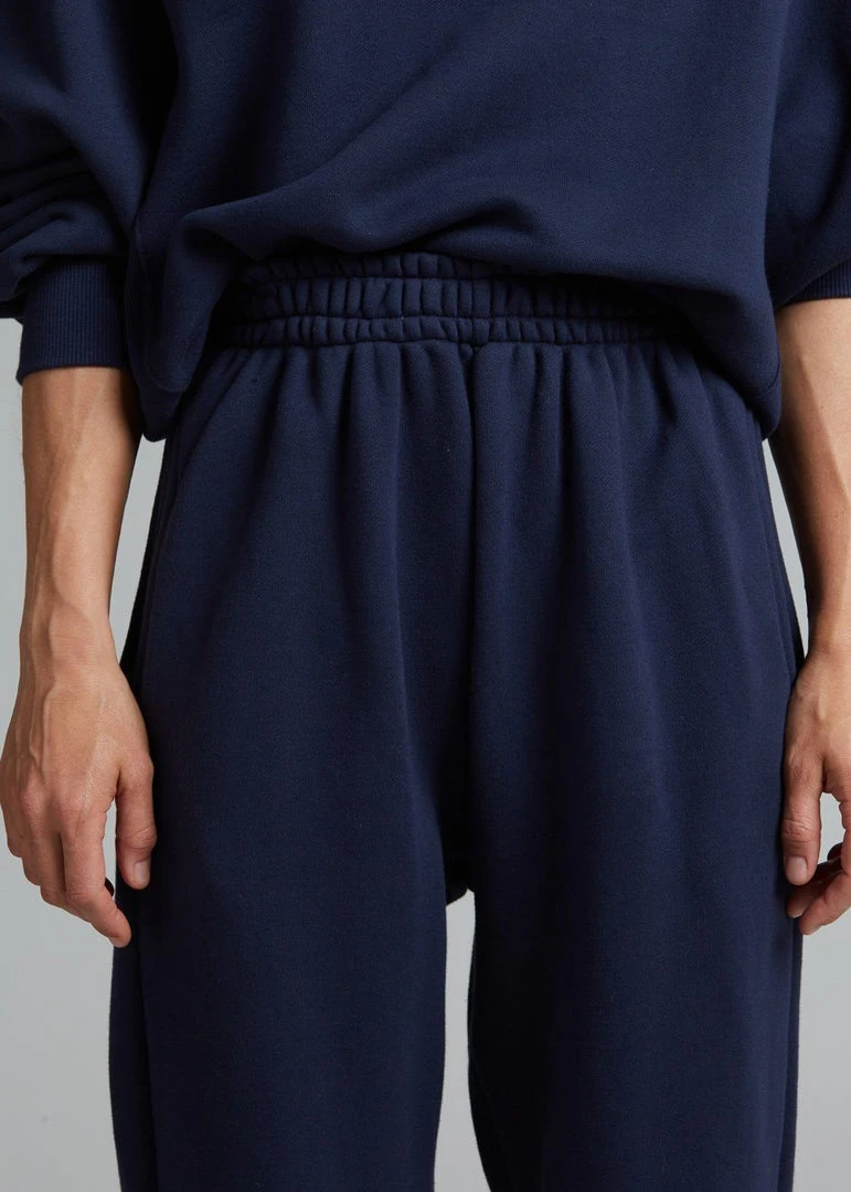 The Frankie Shop Vanessa Sweatpants - Navy CLOTHING
