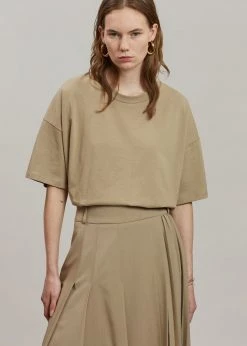 L'art Vernice Tee - Pale Khaki CLOTHING