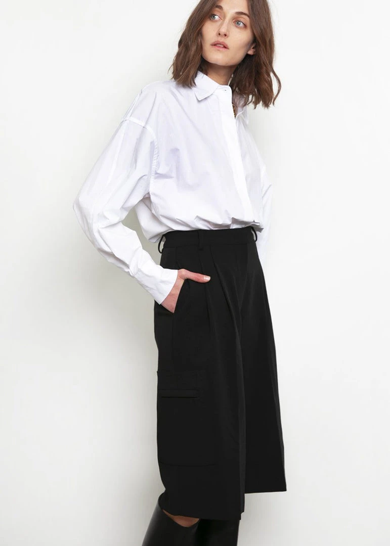 The Frankie Shop Lakely Oversized Button Down Shirt - White CLOTHING