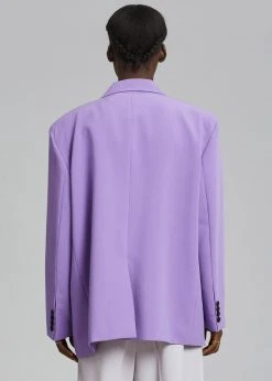 The Frankie Shop Winslow Blazer - Violet CLOTHING