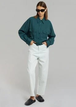 The Frankie Shop Yama Denim Pants - Light Wash
