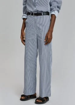 Inni Zakura Pants - Navy Stripe CLOTHING