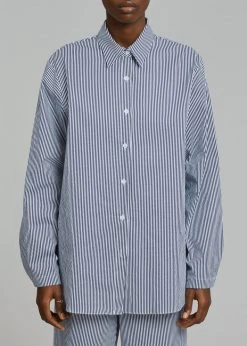 Inni CLOTHING Zakura Shirt - Navy Stripe