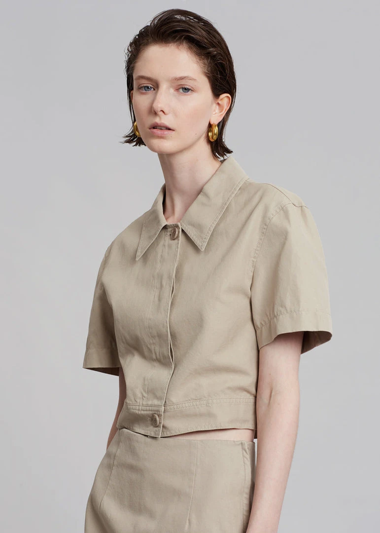 Blossom Zoey Mini Skort - Beige