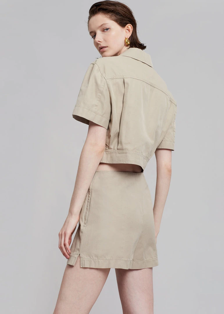 Blossom Zoey Mini Skort - Beige